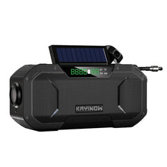 All-In-One Weatherproof Survival Battery Pack with Hand Crank Radio and Bluetooth Speaker