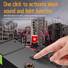 All-In-One Weatherproof Survival Battery Pack with Hand Crank Radio and Bluetooth Speaker