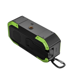 All-In-One Weatherproof Survival Battery Pack with Hand Crank Radio and Bluetooth Speaker