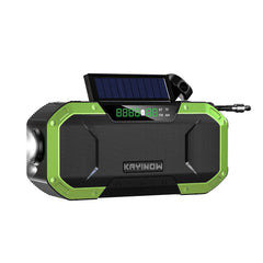 All-In-One Weatherproof Survival Battery Pack with Hand Crank Radio and Bluetooth Speaker