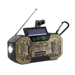 All-In-One Weatherproof Survival Battery Pack with Hand Crank Radio and Bluetooth Speaker