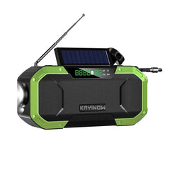 All-In-One Weatherproof Survival Battery Pack with Hand Crank Radio and Bluetooth Speaker